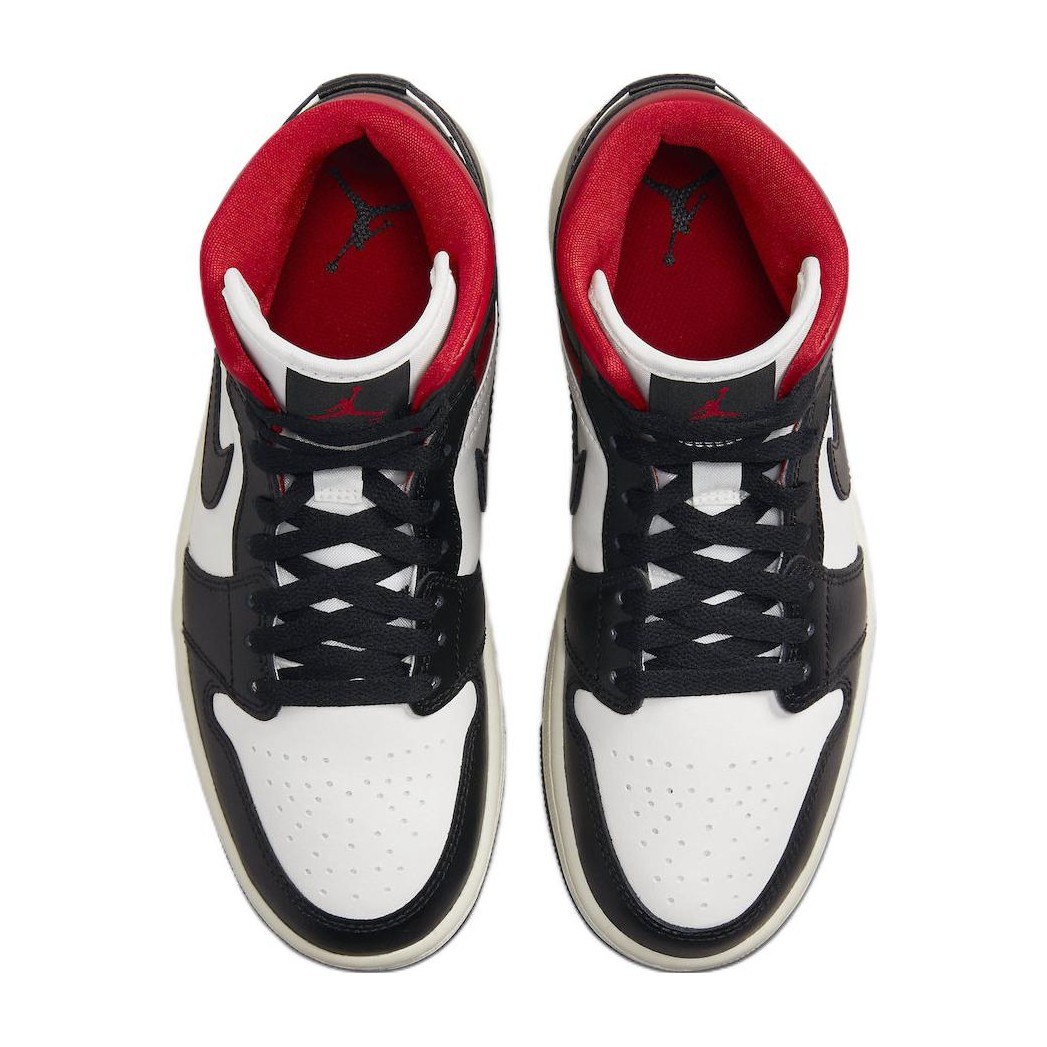 Jordan Air Jordan 1 Mid Black White Red