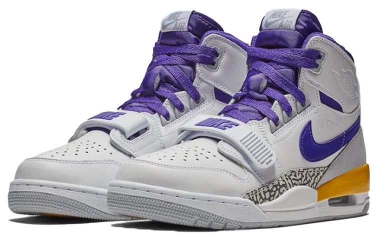 Jordan Legacy 312 Lakers White Purple