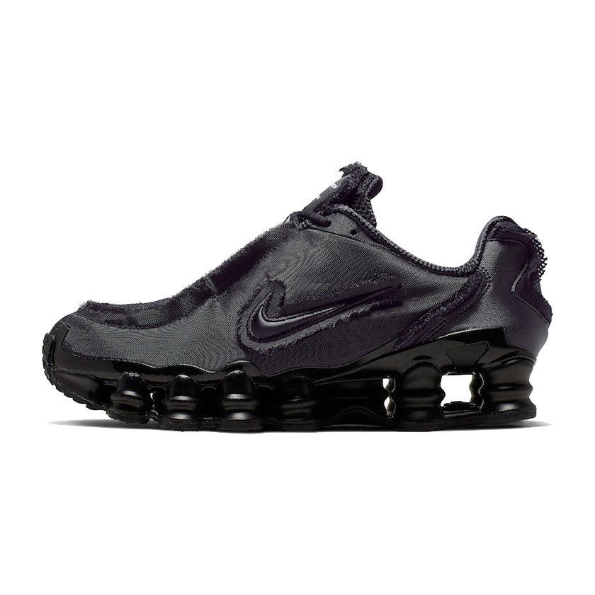 CDG x Nike Shox TL Triple Black
