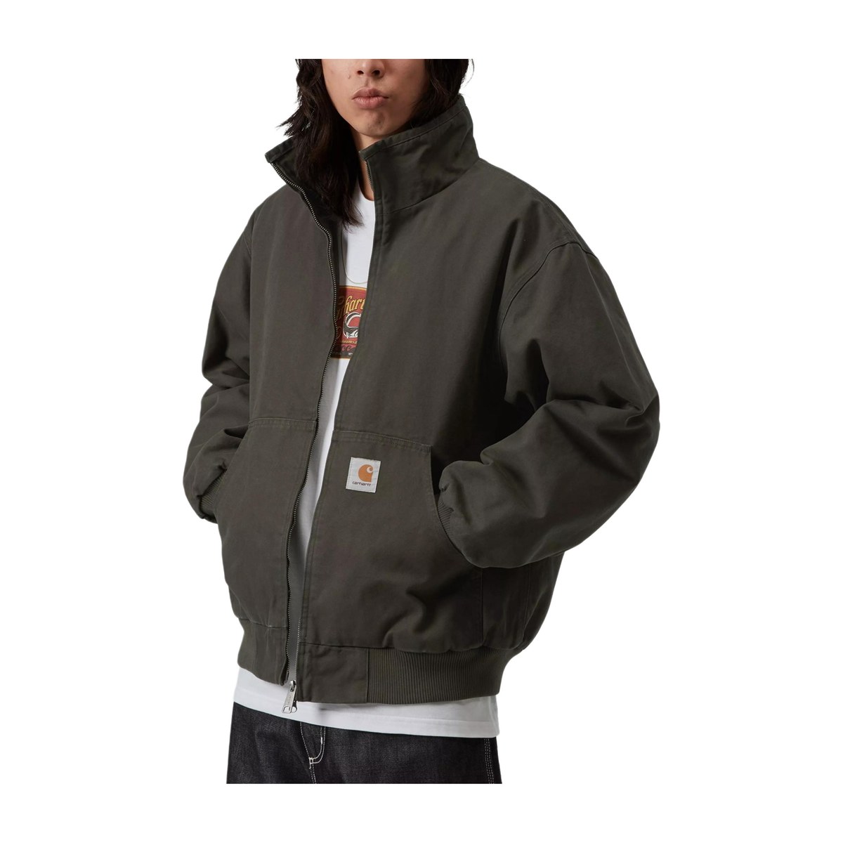 Carhartt WIP SS26 SS26 Ravon Jacket - Oxide Green (heavy stone wash)