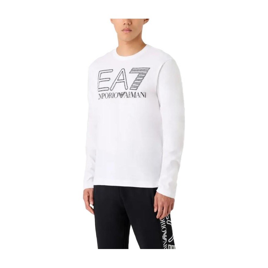 Emporio Armani EA7 Logo Long Sleeve T-Shirt