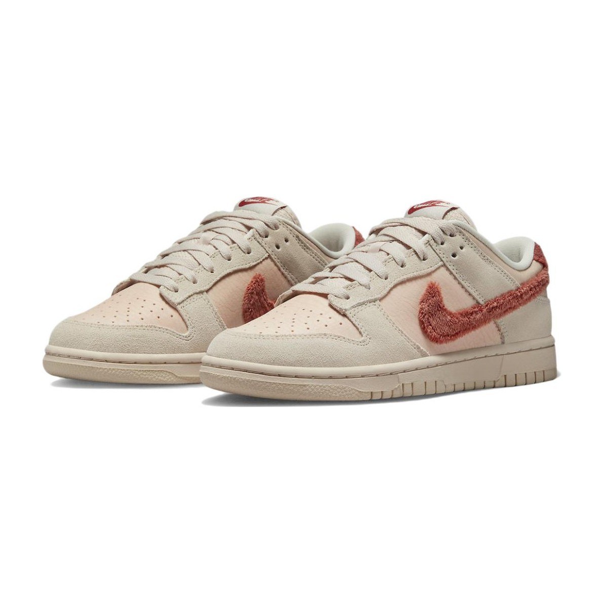 Nike Dunk Low "Terry Swoosh" Beige