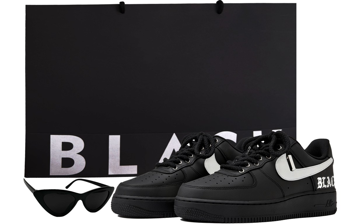 Nike Air Force 1 '07 Black Silver