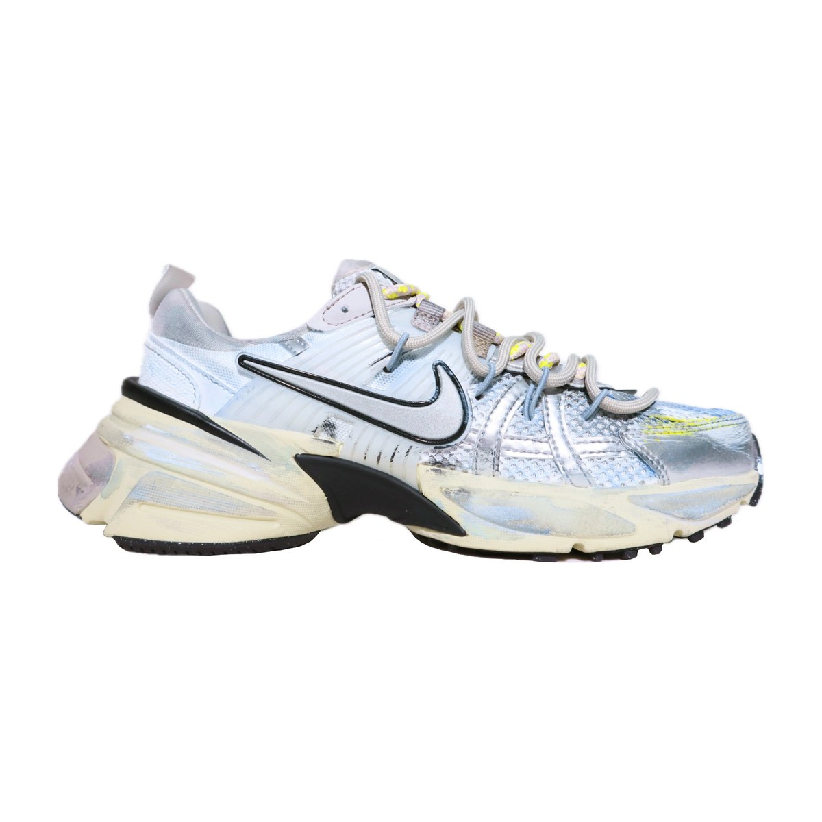 Nike V2K Run Yellow White