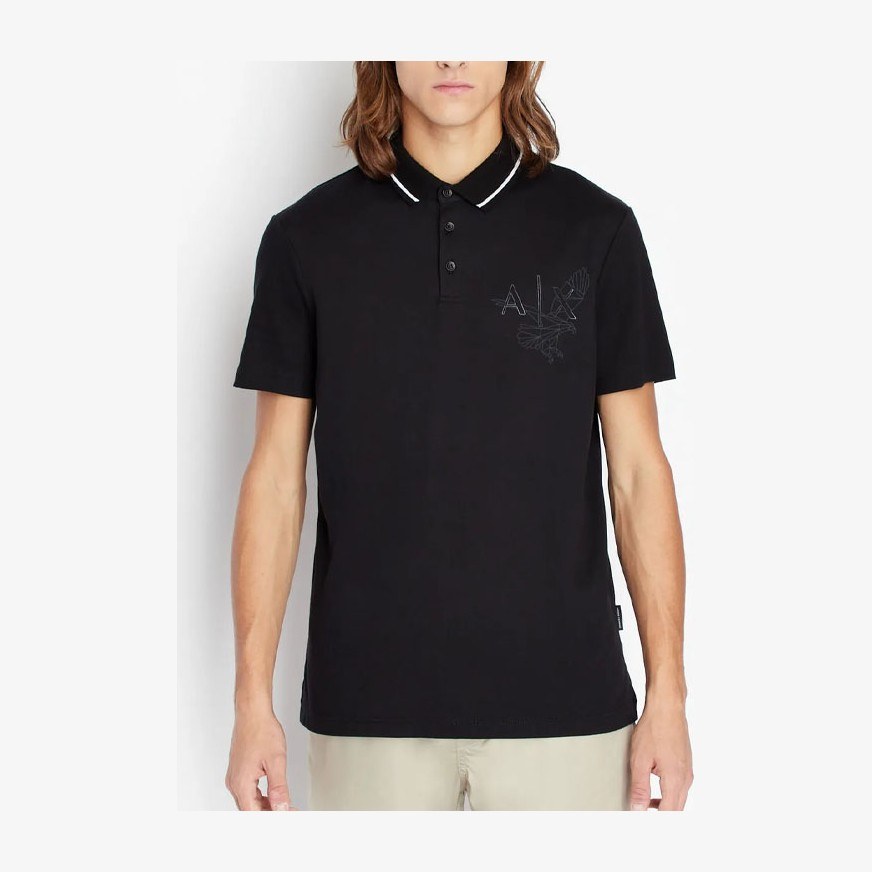 Armani Exchange Polo Shirt Black