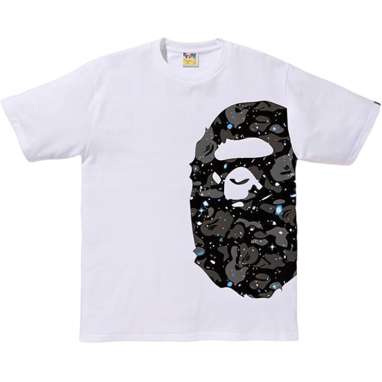 A BATHING APE Bape Camo Head T-Shirt White