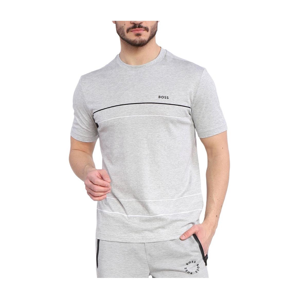HUGO BOSS SS23 Green LogoT