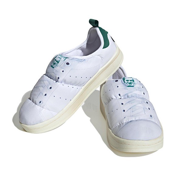 adidas Puffylette White Green