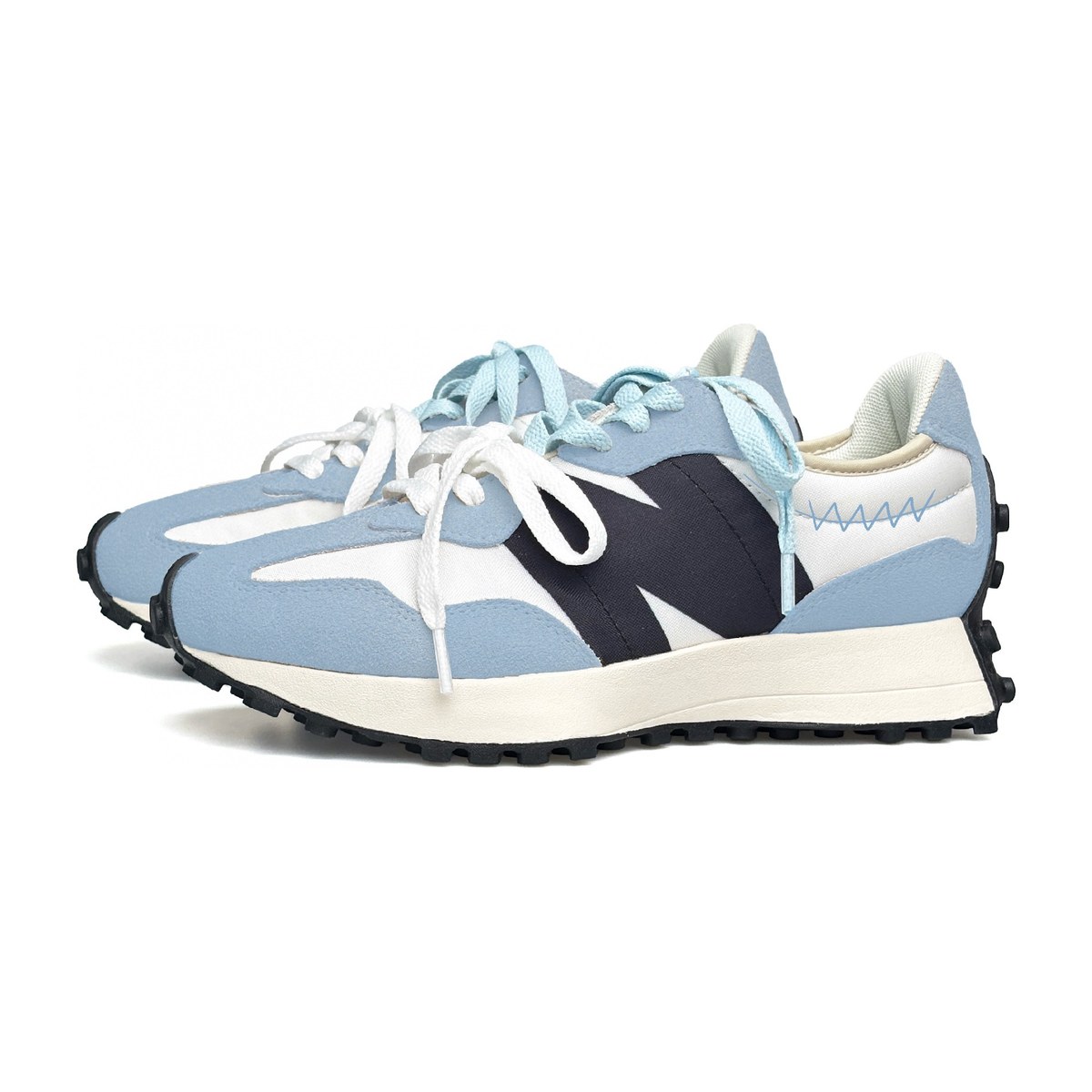 New Balance 327 White Blue