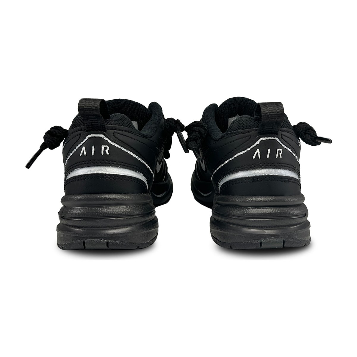 Nike Air Monarch 4 Black Silver