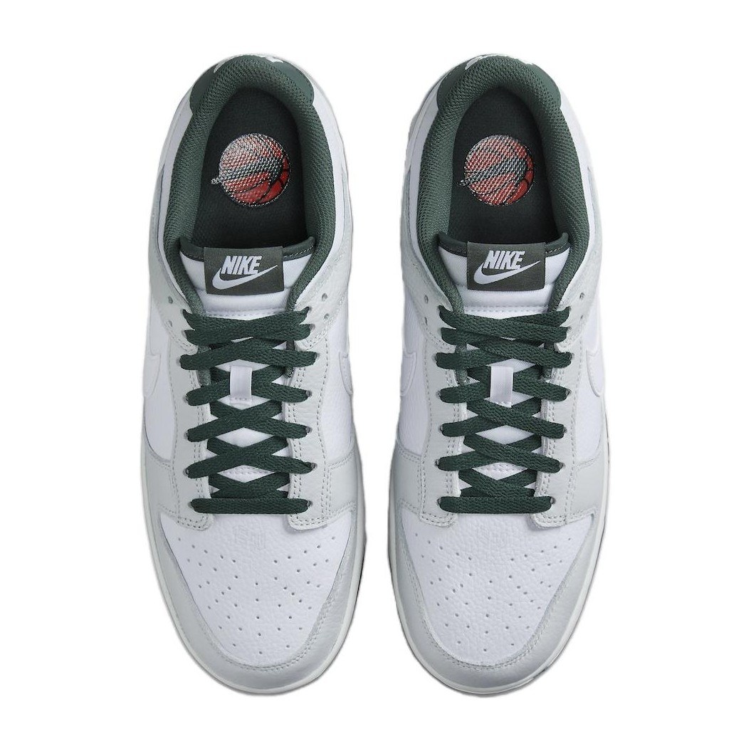 Nike Dunk Low White Grey Green