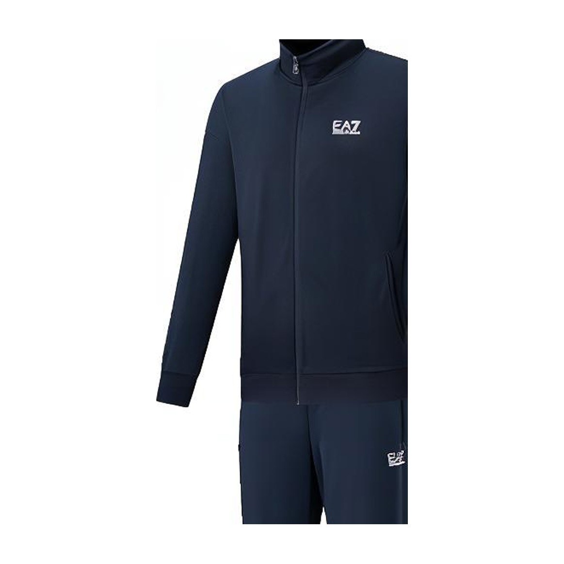 Emporio Armani EA7 Logo Print Tracksuit Navy