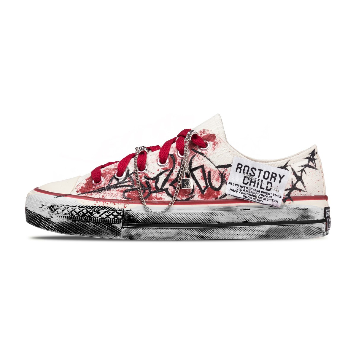 Converse Chuck 70 Red Dream Ink Splash