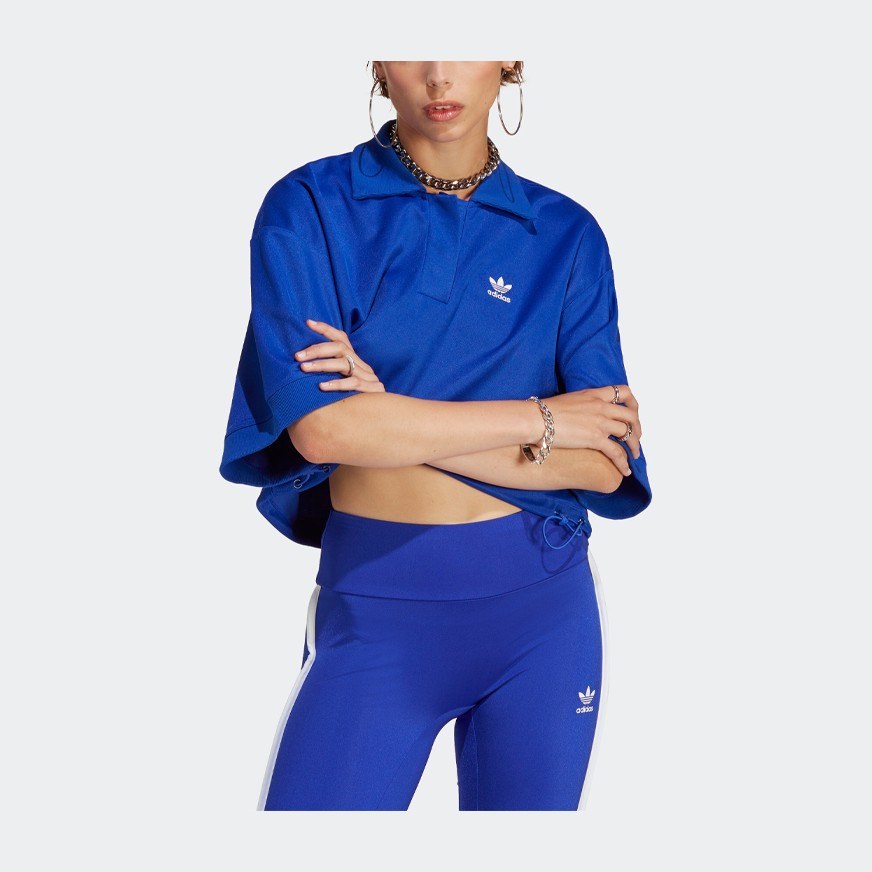 adidas Originals Always Original Polo Shirt Bright Blue