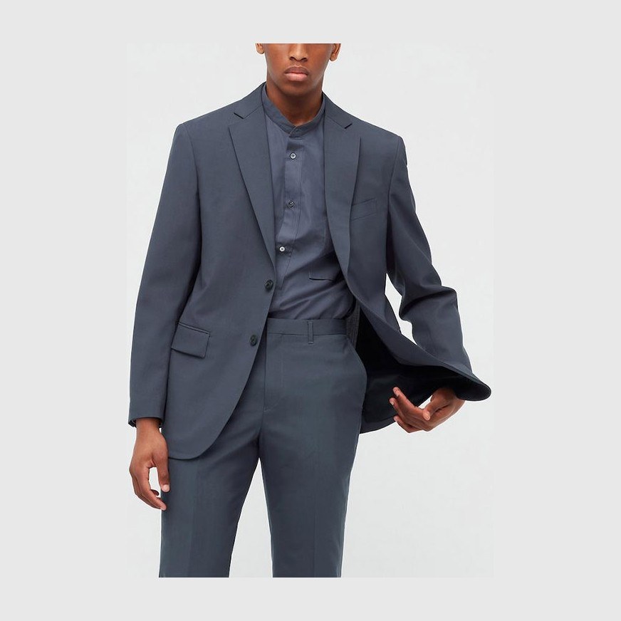 UNIQLO x Jil Sander Wool Blazer Dark Grey