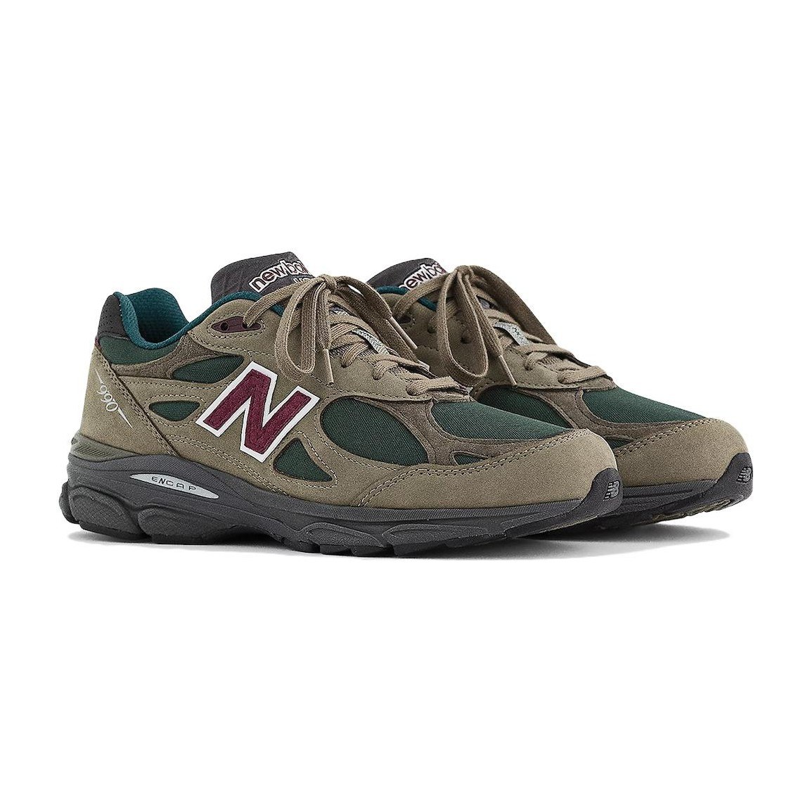New Balance 990 V3 Green Brown