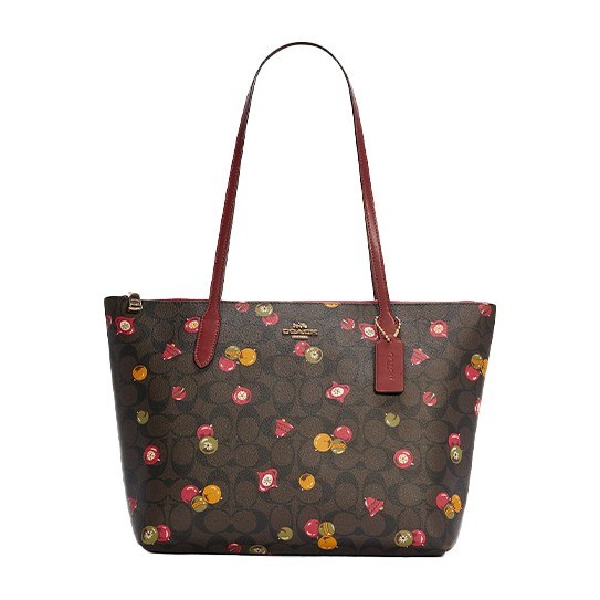 COACH Zip Top Tote 30