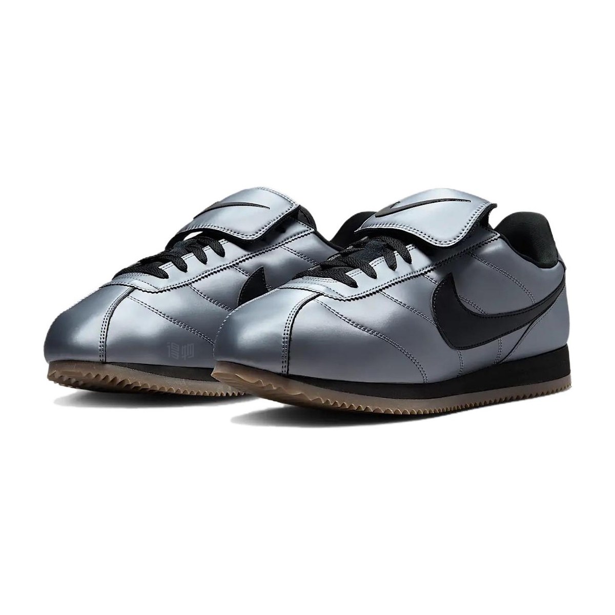 Nike Cortez Leather SE "Metallic Cool Grey Black"