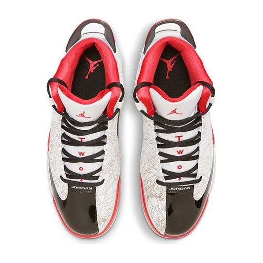 Jordan Dub Zero White Black Red