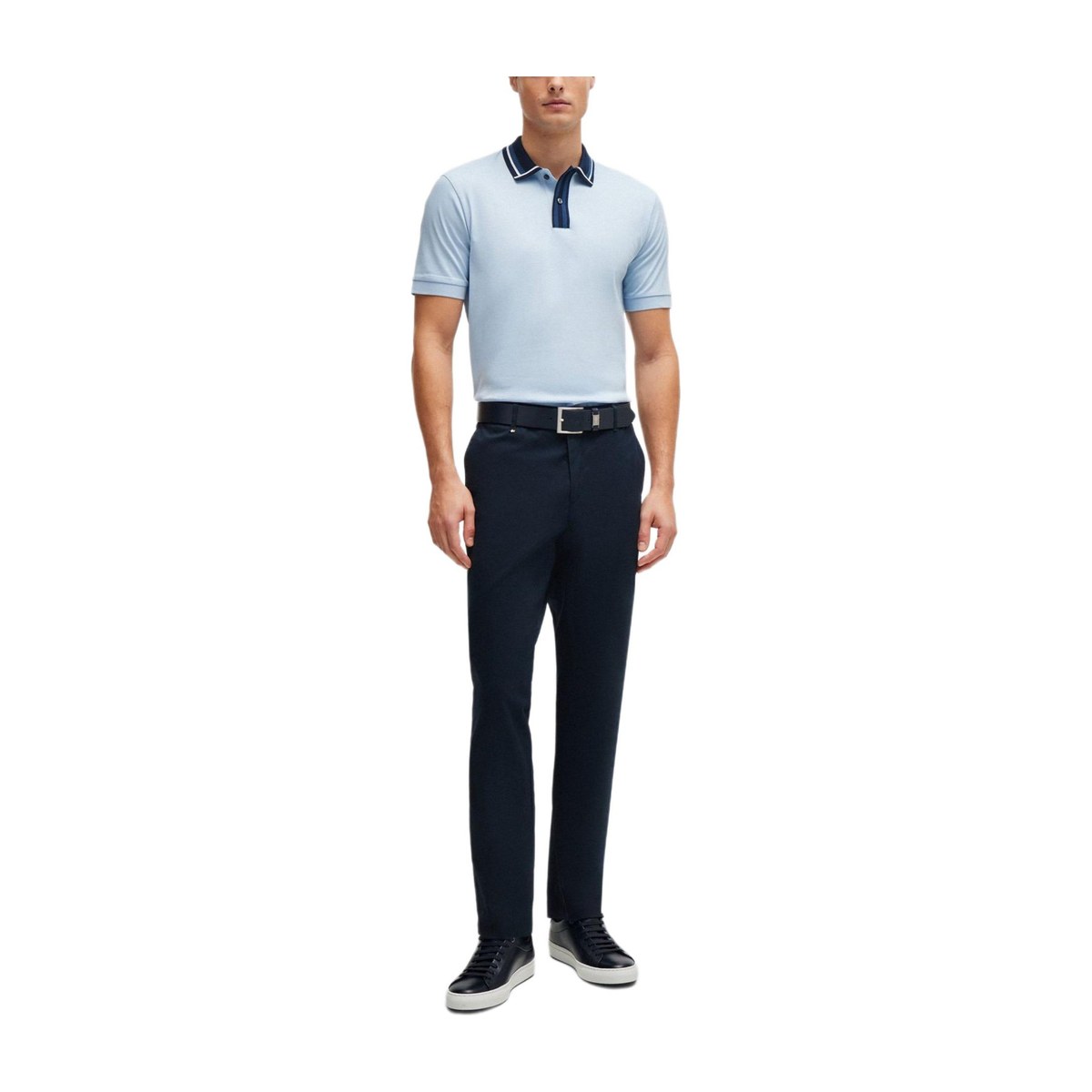 HUGO BOSS Mercerised-Cotton Slim-Fit Polo Shirt