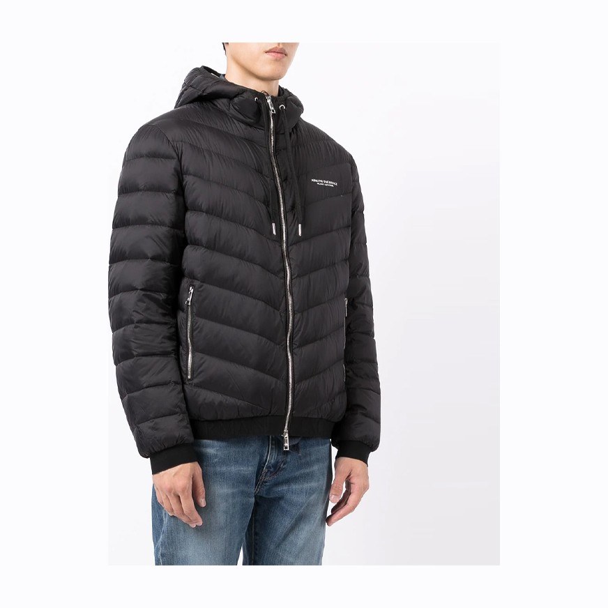 Armani Exchange Puffer Jacket Black