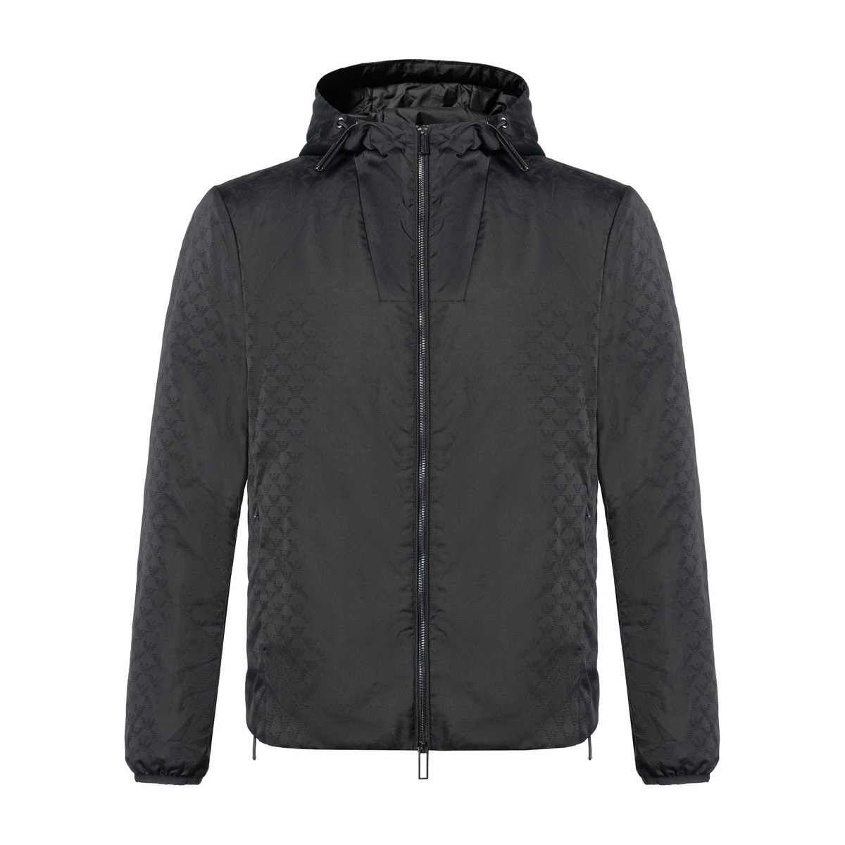 Emporio Armani FW22 Black Hoodie Jacket