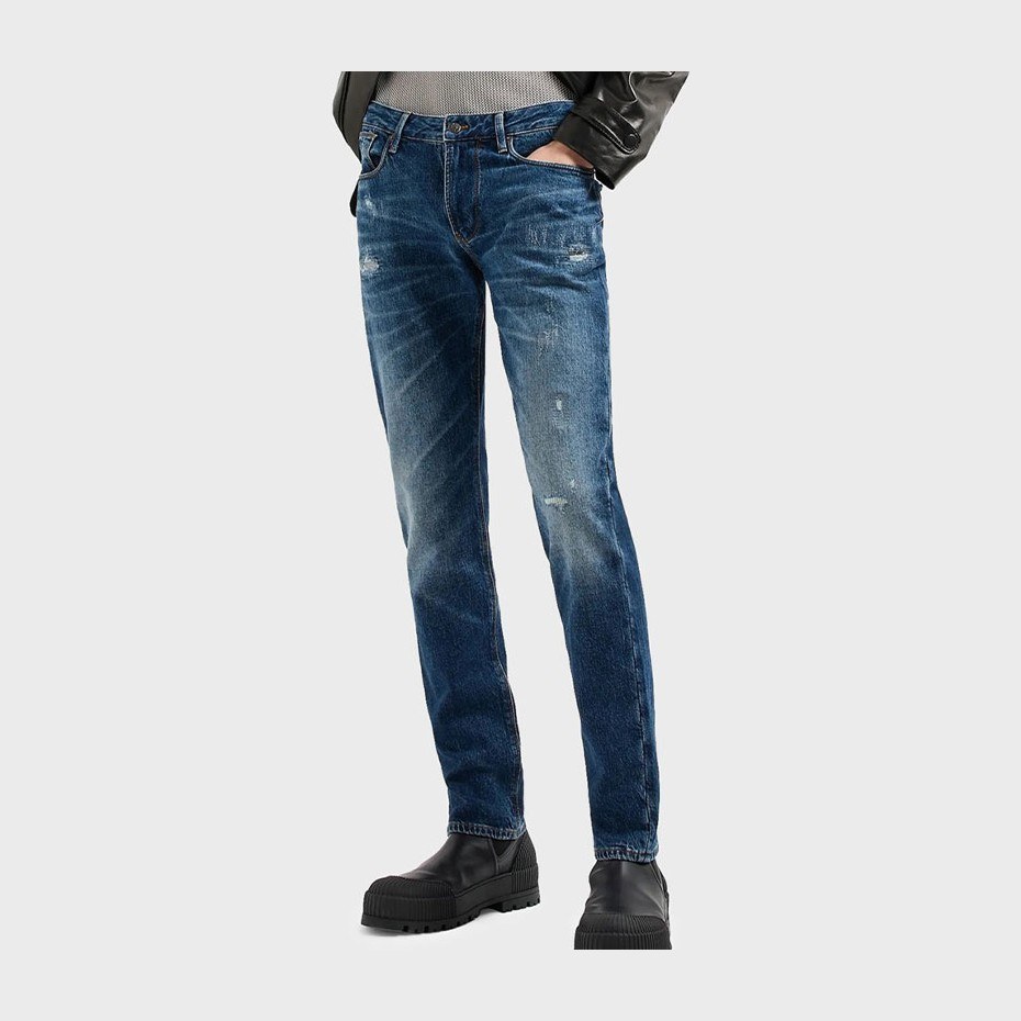 Emporio Armani SS24 Indigo Jeans