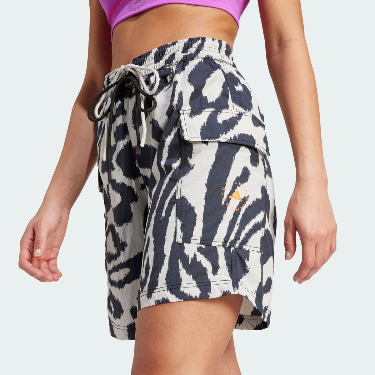 adidas x Stella McCartney Sportswear Woven Printed Shorts