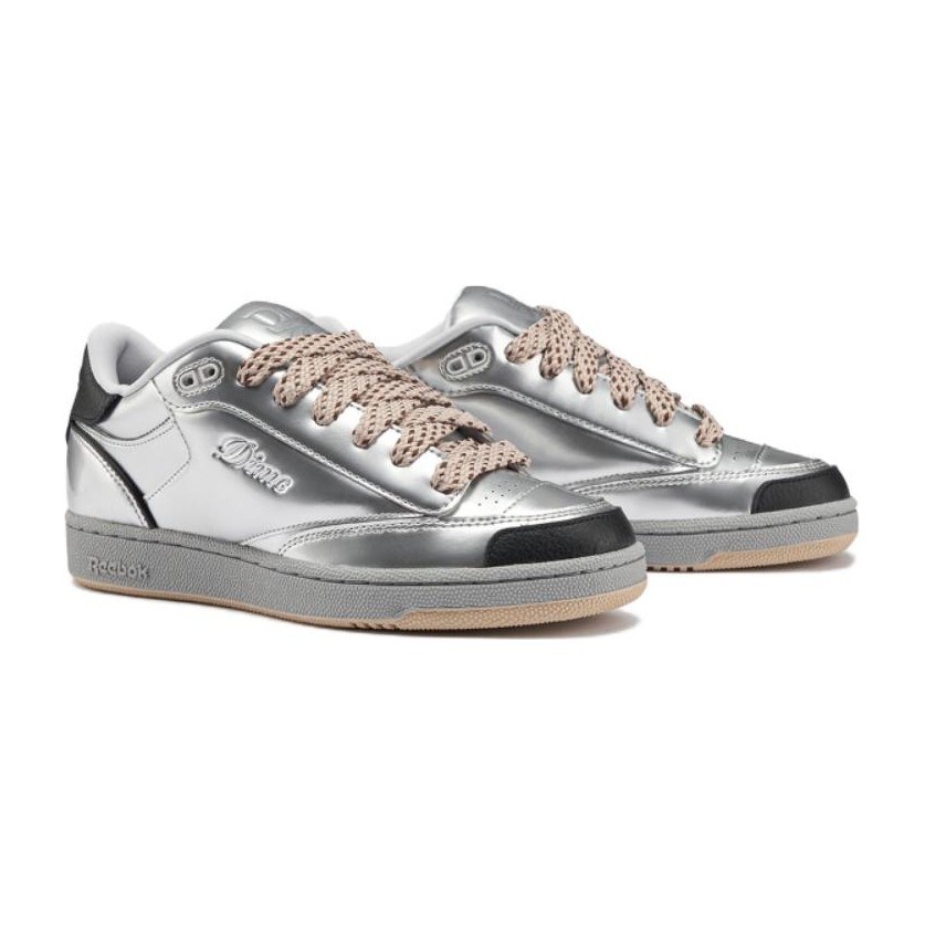 Dime x Reebok Club C Bulc Liquid Silver