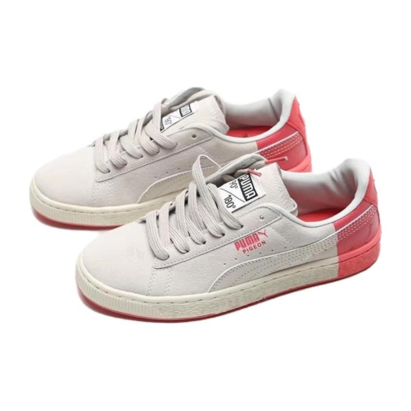 PUMA Suede White Pink
