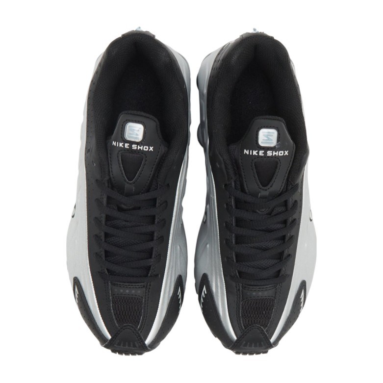 Nike Shox R4 Silver Black Blue