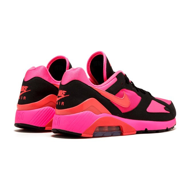CDG x Nike Air Max 180 Black Pink