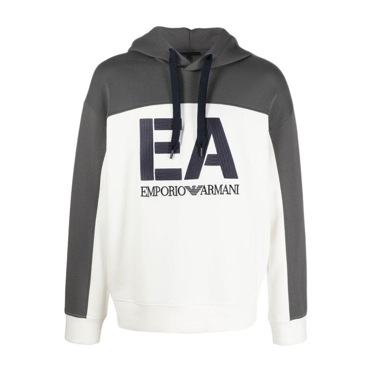 Emporio Armani FW22 Logo Print Sweatshirt White