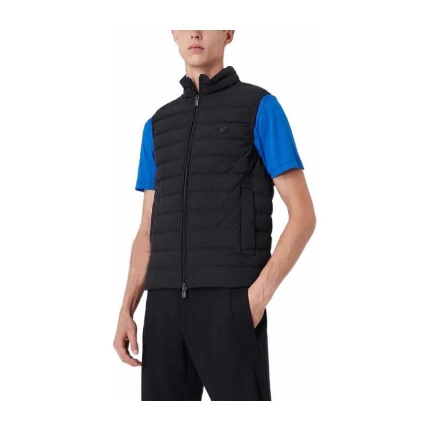 Emporio Armani Quilted Vest Navy