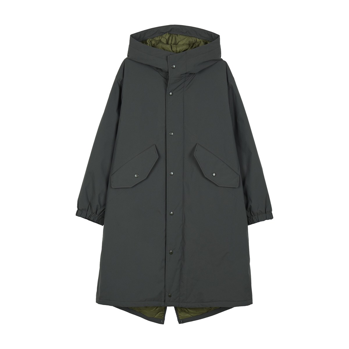UNIQLO x EG Hooded Coat Deep Green