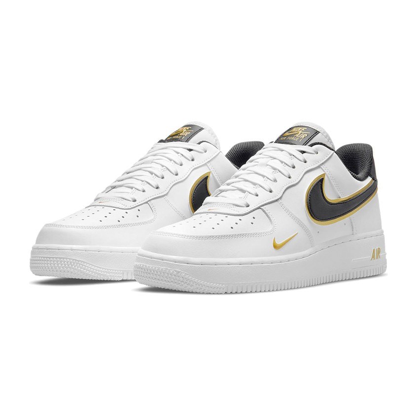 Nike Air Force 1 Low White Black Gold
