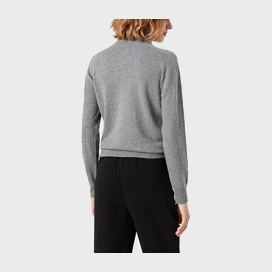 Emporio Armani FW21 Grey Turtleneck Sweater