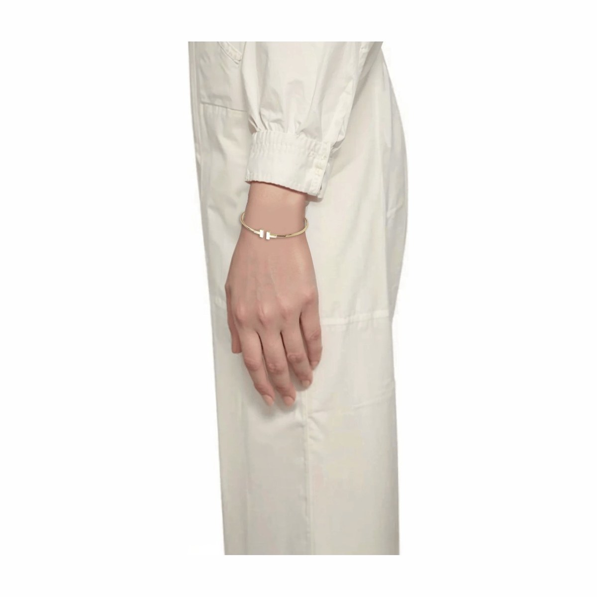 Tiffany & Co. T Series Gold Bracelet