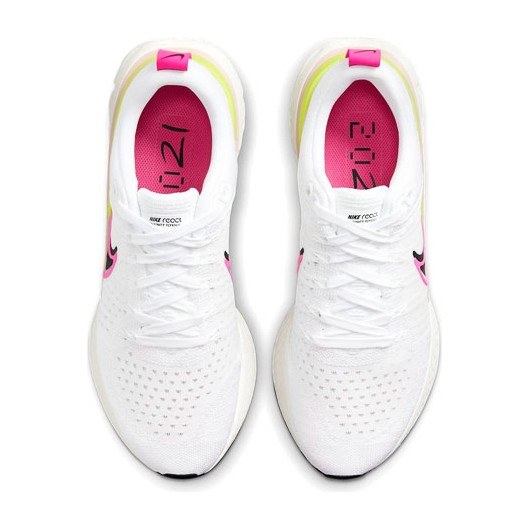 Nike React Infinity Run Flyknit 2 White Black Pink