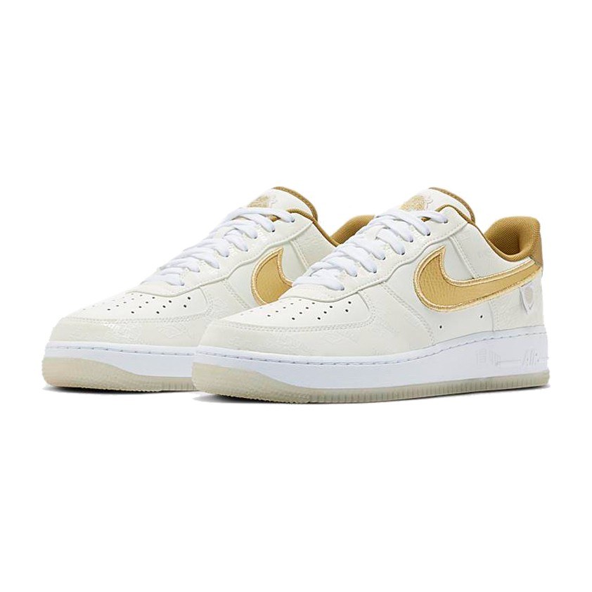 Nike Air Force 1 Low 07 LV8 Worldwide White Gold Japan Exclusive