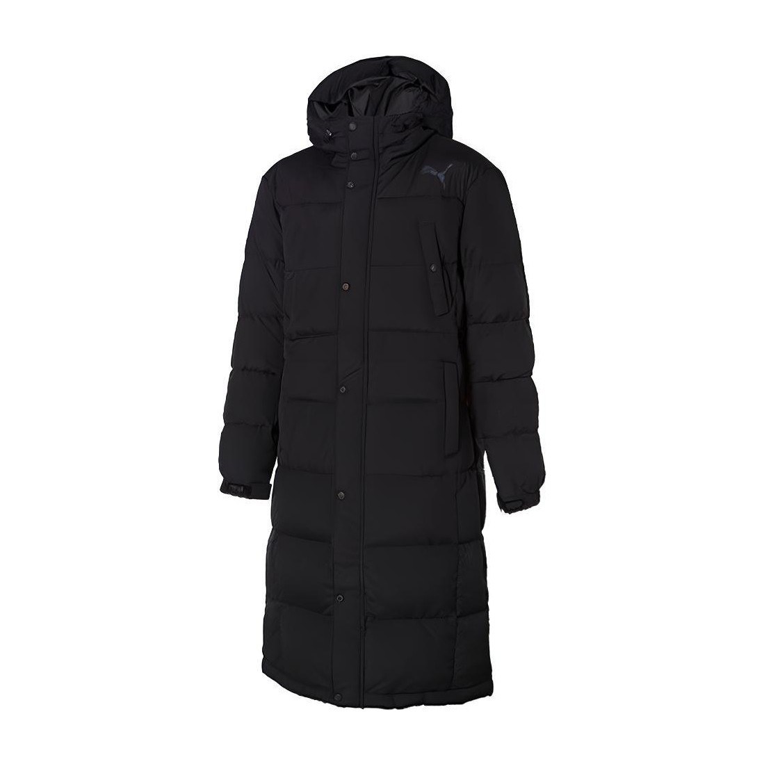 Puma Long Down Coat Black