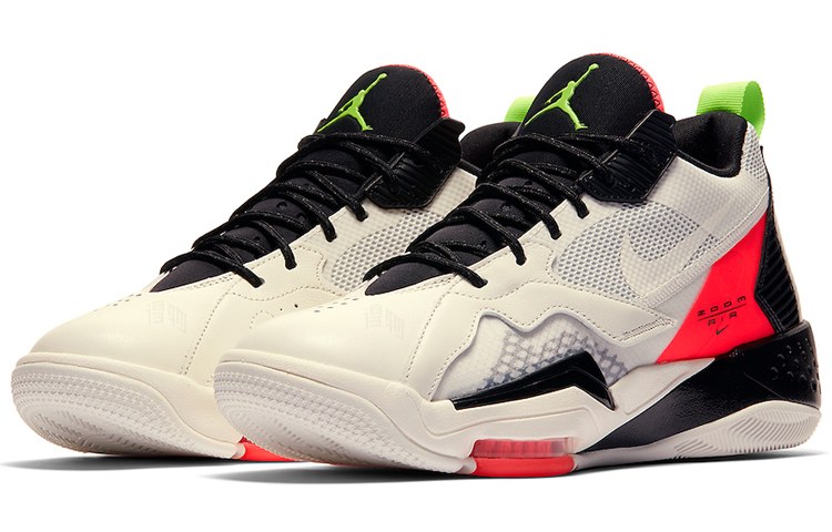 Jordan Zoom 92 Mid Retro Basketball Shoes Men's Off-White