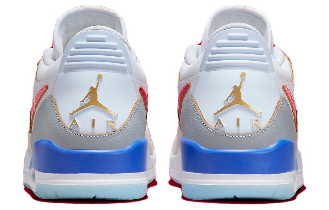 Jordan Legacy 312 Low White Blue Red
