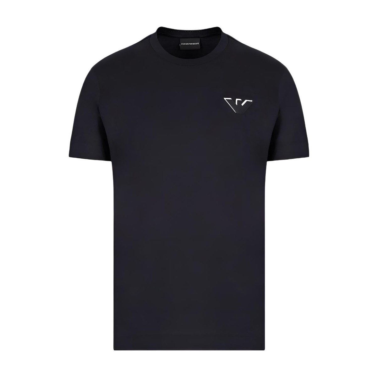 Emporio Armani FW22 Logo T-Shirt Blue