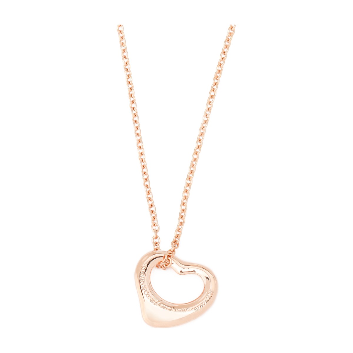 Tiffany & Co. Elsa Peretti 18k Rose Gold Necklace