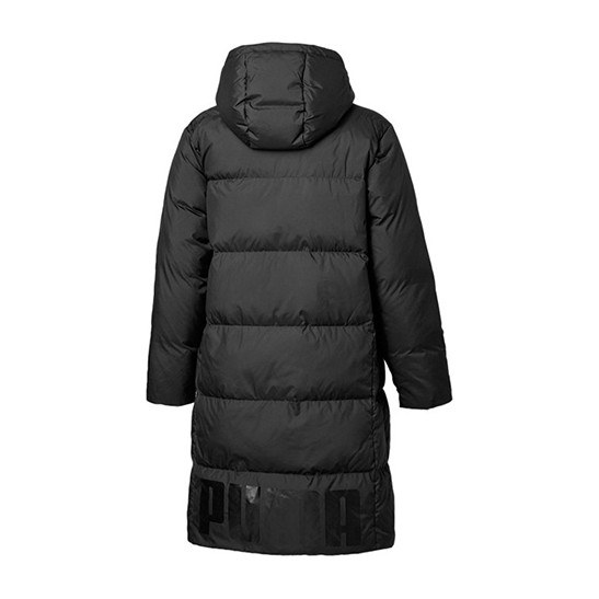 Puma Long Down Coat Black