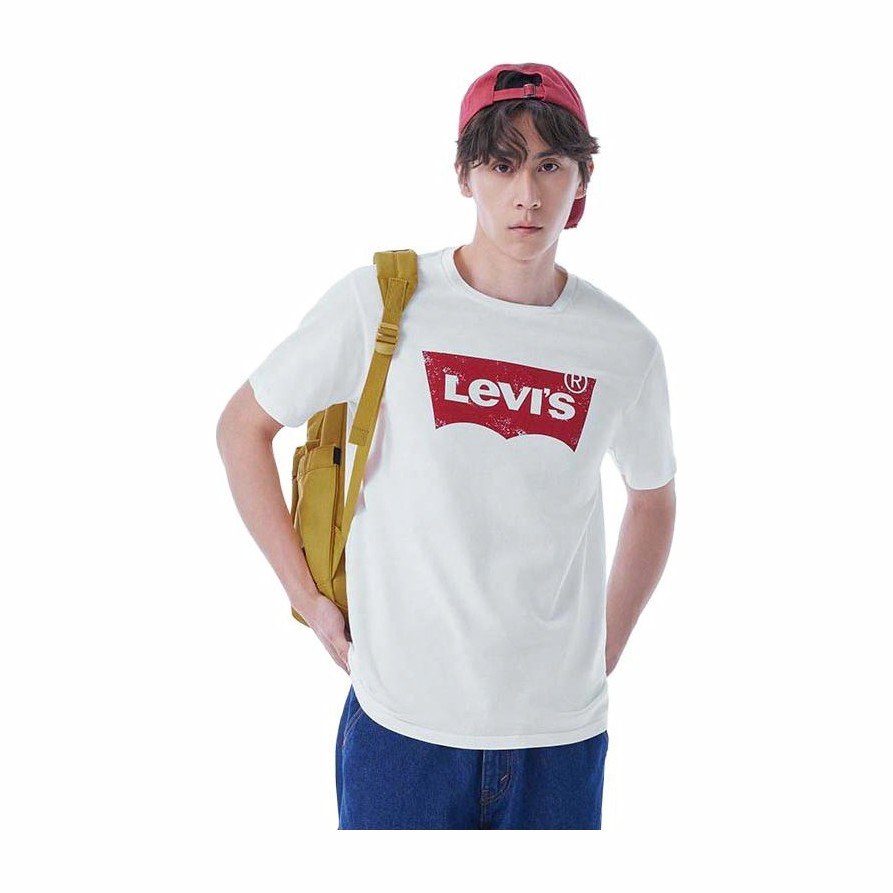Levis Logo Print Crewneck T-Shirt