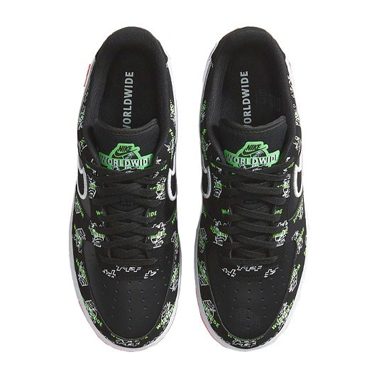 Nike Air Force 1 '07 LV8 Worldwide Black White Red