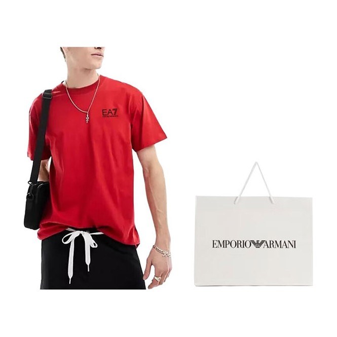 Emporio Armani EA7 Red T-Shirt