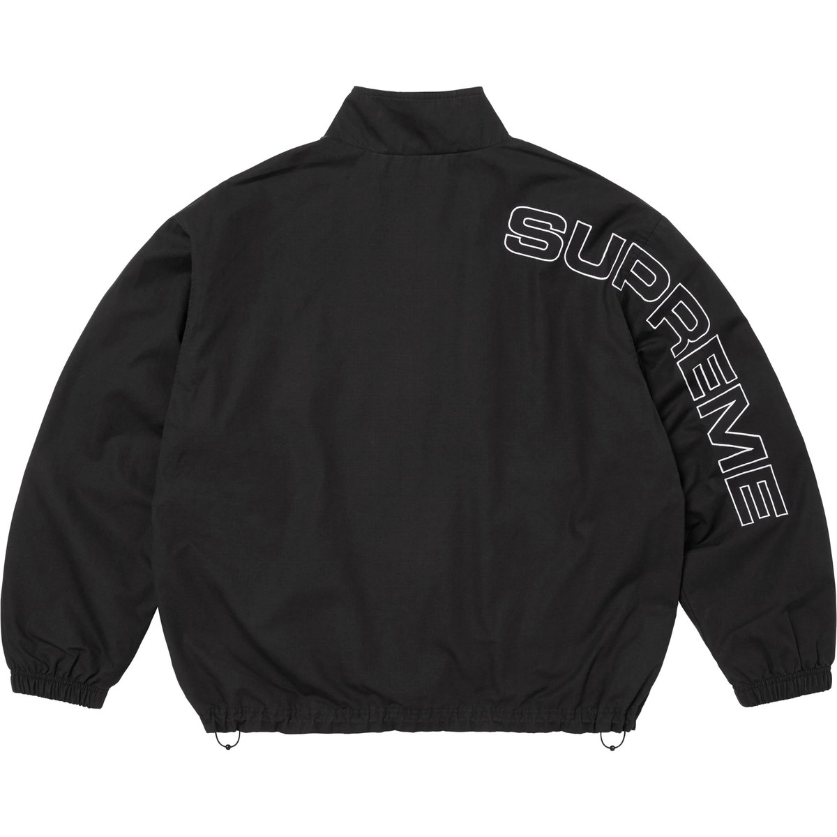 Supreme FW25 WEEK1 Spellout Embroidered Ripstop Track Jacket